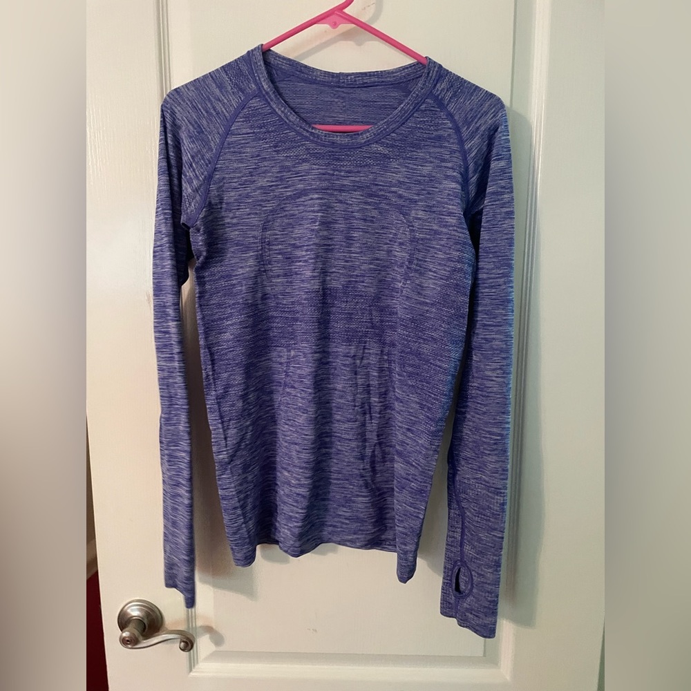 Purple long sleeve swiftly tech